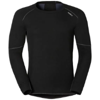 Odlo Active Originals X-Warm Top Crew Neck L/S Thermal Base Layer Top in Black