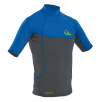 Palm NeoFlex Shortsleeve Top - Jet Grey / Blue  