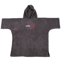Dryrobe Kid's Organic Towel Dryrobe - Grey 