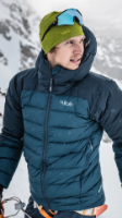 Rab Infinity Alpine Jacket, Deep Ink, harness