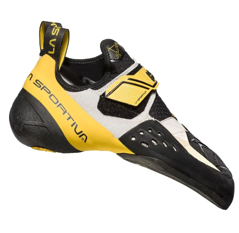 La Sportiva Solution Men's, White/Yellow, 35.5