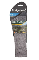 Bridgedale Hike Lightweight Merino Comfort, Grey, Large (9-11.5)