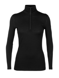 Icebreaker Women's Merino 200 Oasis Long Sleeve Half Zip Thermal Top