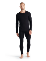 Icebreaker Men's Merino 260 Tech Thermal Leggings in Black