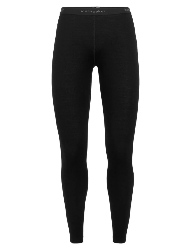 Icebreaker Women's Merino 260 Tech Thermal Leggings in Black