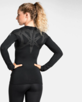 Odlo Active Spine Light L/S Base Layer Top Women's Base Layer in Black