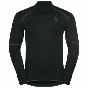Odlo Men's ACTIVE X-WARM ECO Half-Zip Turtleneck Baselayer Top