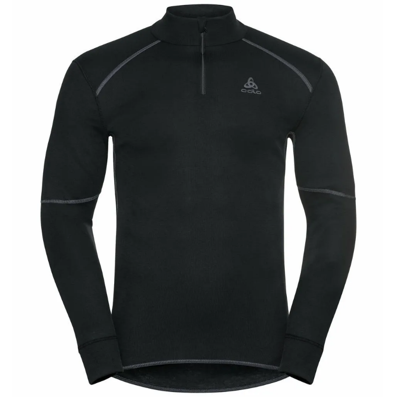 Odlo Men's ACTIVE X-WARM ECO Half-Zip Turtleneck Baselayer Top
