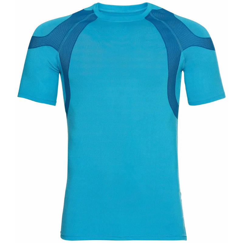 Odlo T-Shirt S/S Crew Neck ACTIVE SPINE 2.0 in Horizon Blue