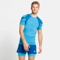 Odlo T-Shirt S/S Crew Neck ACTIVE SPINE 2.0 in Horizon Blue