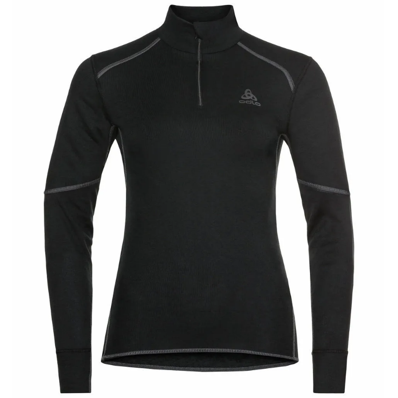 Odlo Women's ACTIVE X-WARM ECO Half-Zip Turtleneck Baselayer Top