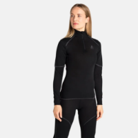 Odlo Women's ACTIVE X-WARM ECO Half-Zip Turtleneck Baselayer Top