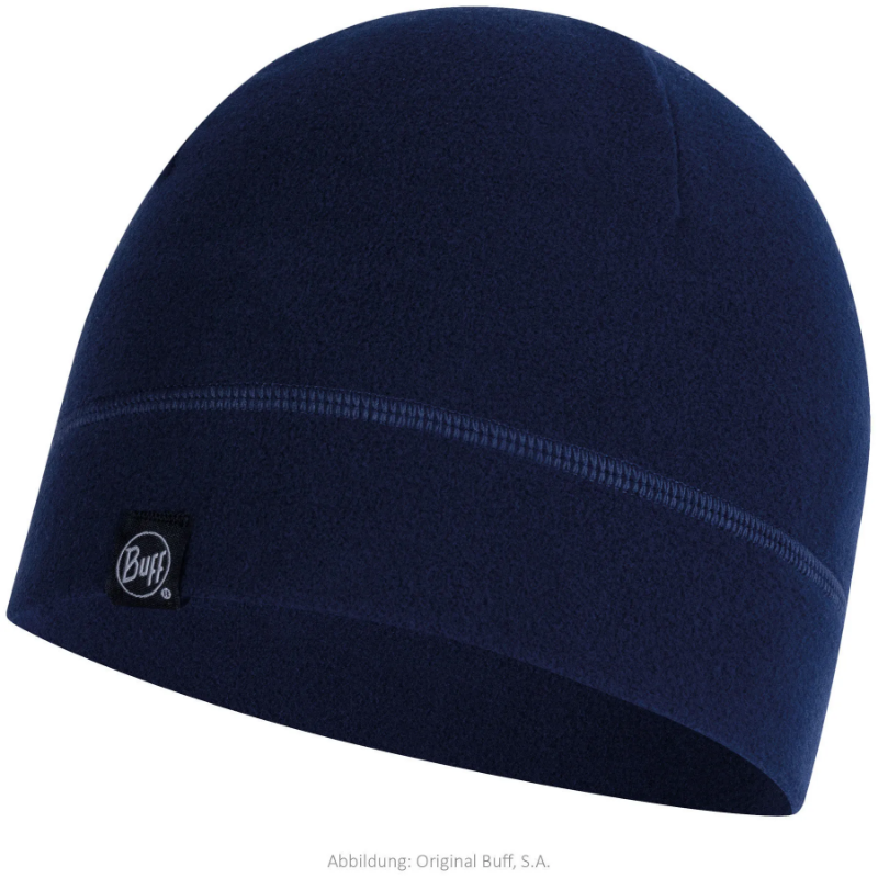 Buff Polar Fleece Hat Solid in Solid Night Blue