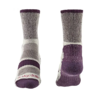 Bridgedale HIKE Lightweight Cotton Cool Comfort Women's Boot in Plum