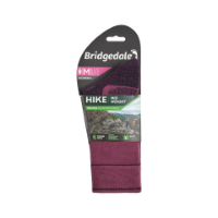 Bridgedale HIKE Midweight Merino Performance Women's Boot in Berry