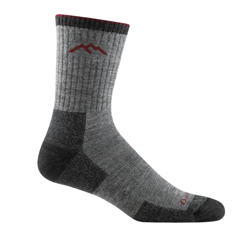 Darn Tough Men's Hiker Micro Crew Cushion Socks in Charcoal