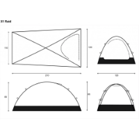 Crux X1 Raid 2 Man Tent Black