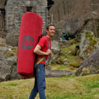 Moon Warrior Crash Pad Red