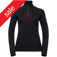 	Odlo i-Thermic Midlayer 1/2 Zip Women's Thermal Top in Black