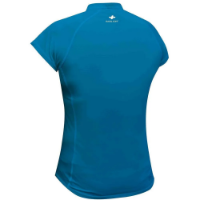 Raidlight Activ Run SS Shirt Mid Zip W in Blue