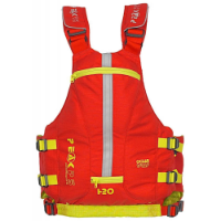 Peak PS Ocean Wrap PFD - Red / Lime 