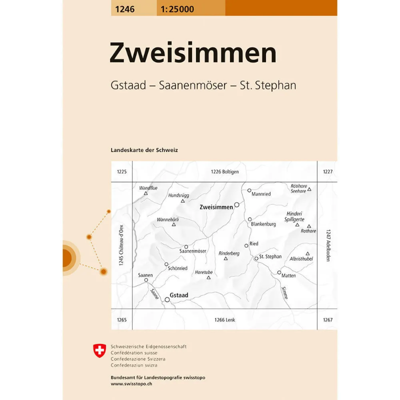 Swisstopo Swiss National Map 1:25 000