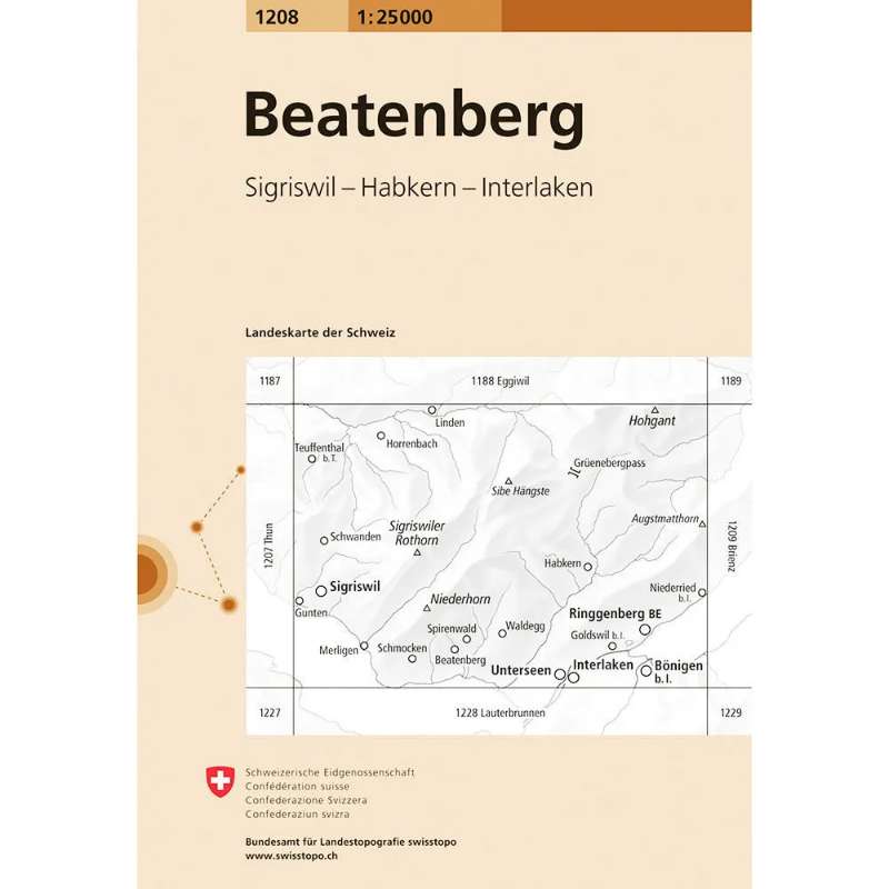 Swisstopo Swiss National Map 1:25 000