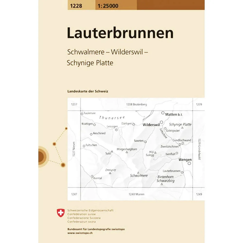 Swisstopo Swiss National Map 1:25 000