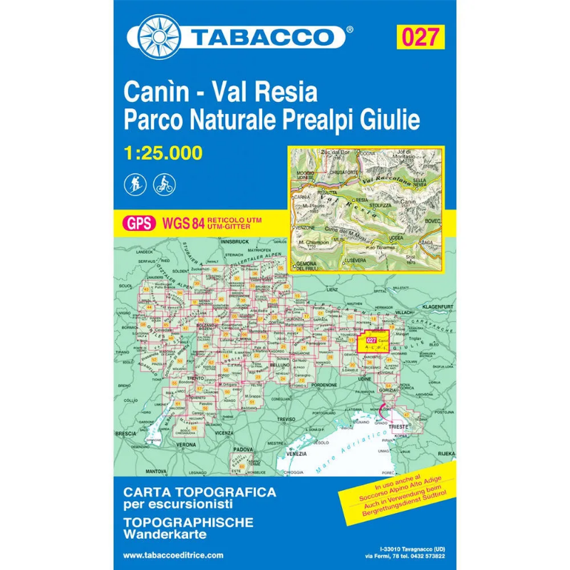 Tabacco Dolomites 1:25 000