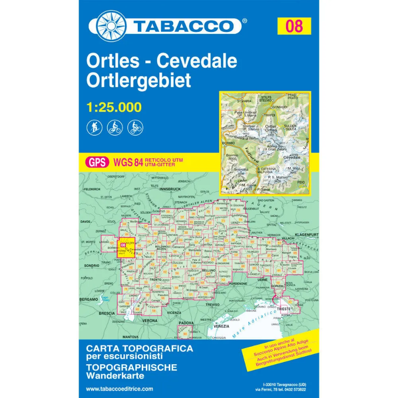 Tabacco Dolomites 1:25 000