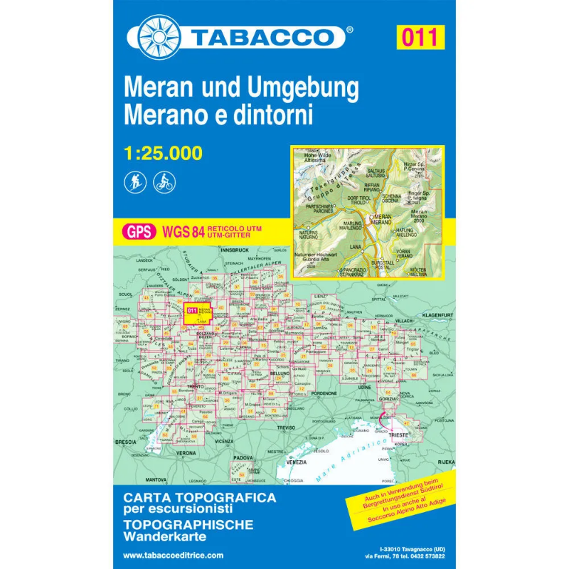 Tabacco Dolomites 1:25 000