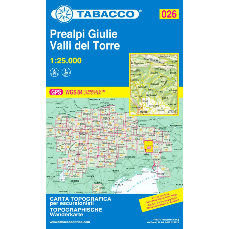 Tabacco Dolomites 1:25 000