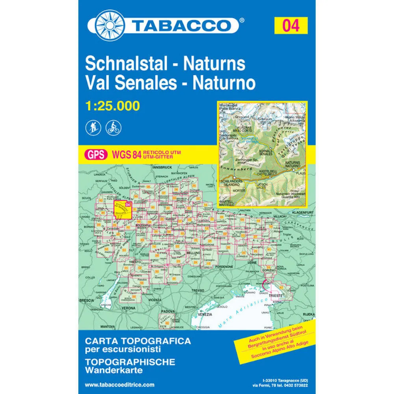 Tabacco Dolomites 1:25 000