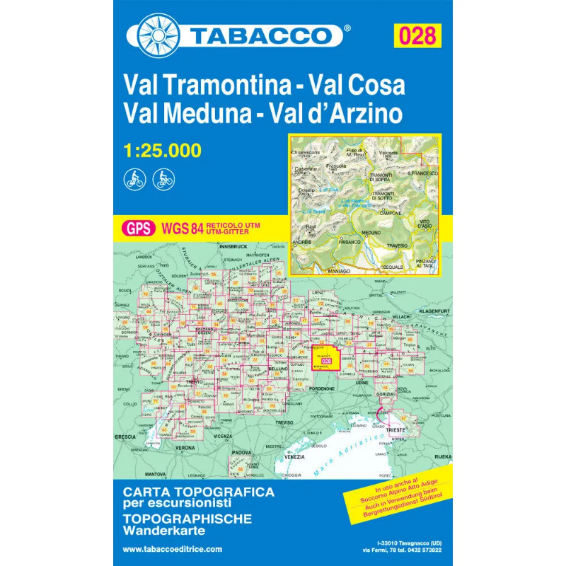 Tabacco Dolomites 1:25 000