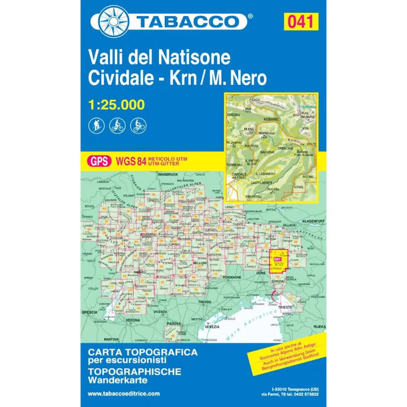 Tabacco Dolomites 1:25 000