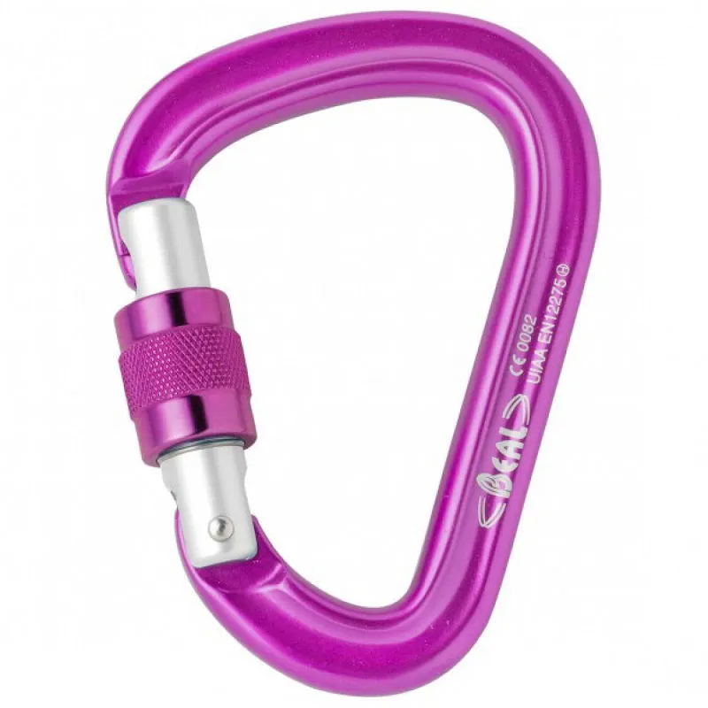 Beal Be Safe Karabiner in Fucshia