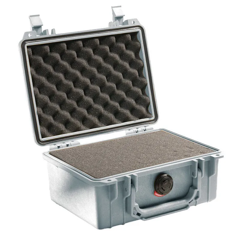 Peli Cases 1150 Protector Case With Foam, Silver