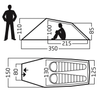 Nordisk Halland 2 LW 2 Man Tent