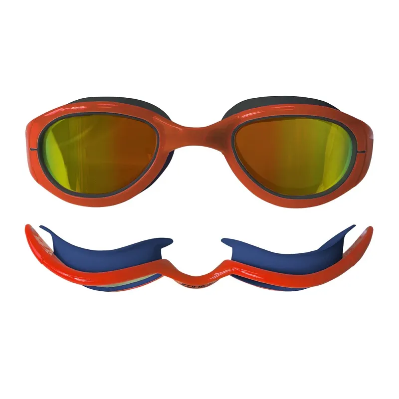 Zone3 Attack Goggles in Hi-Vis Orange / Navy