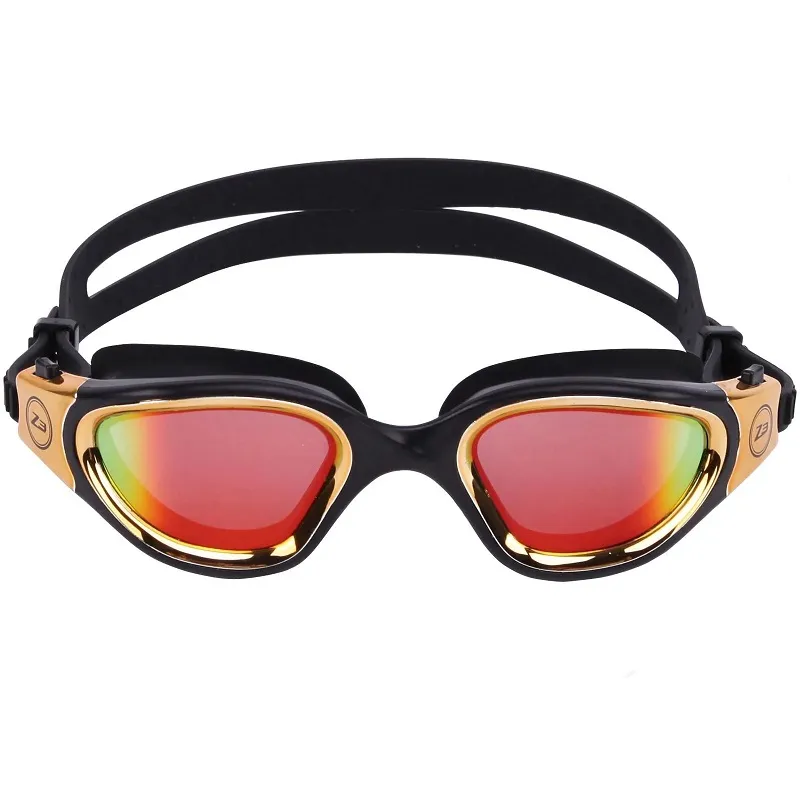 Zone3 Vapour Googles in Black / Metallic Gold - Lens Polarized Gold Revo