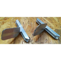 Canoe Polo Zone Badger Alloy Footrests - Short 