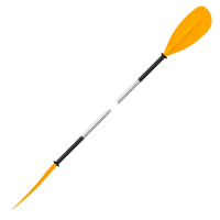 TNP Asymmetric Touring Paddle Two-Piece - Yellow 