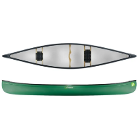 Silverbirch Canoes Broadland 15 Duracore Plus - Forest Green - Wood / Web Seats