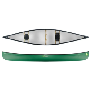 Silverbirch Canoes Broadland 16 Duracore Plus - Forest Green - Wood / Web Seats 