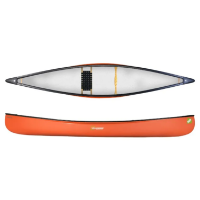 Silverbirch Canoes Firefly 14 Solo Duralite - Burnt Orange - Wood Web Seat 