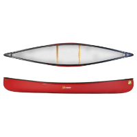 Silverbirch Canoes Firefly 14 Solo Duralite - Firebrick Red - Kneeling Thwart 