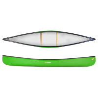 Silverbirch Canoes Firefly 14 Solo Duralite - Lime Green - Kneeling Thwart 