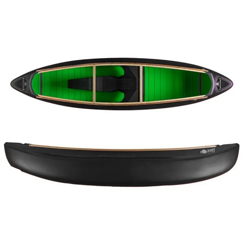 Silverbirch Canoes - Duratough Whitewater Canoes - Two Tone Colours - Lime Green Inner 