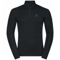 Odlo Men's ACTIVE WARM ECO Half-Zip Turtleneck Baselayer Top