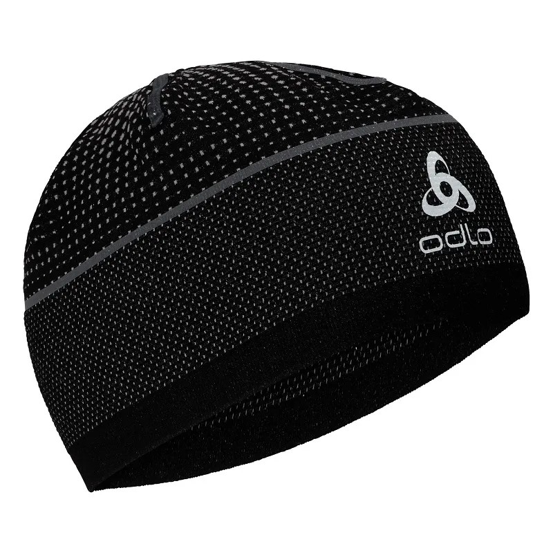 Odlo VELOCITY CERAMIWARM Hat Black Odlo Steel Grey
